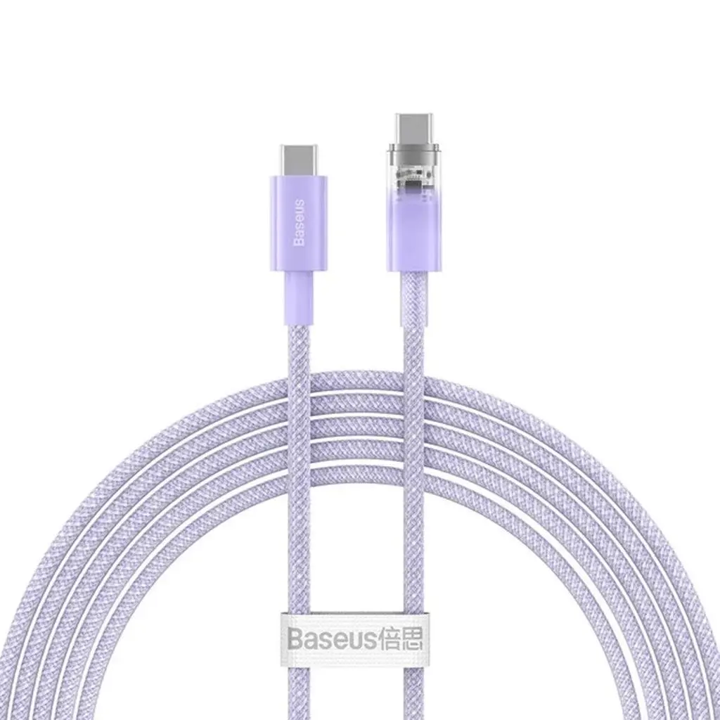کابل تبدیل USB به USB-C بیسوس مدل Explorer Series 100W طول 2 متر - تصویر 3