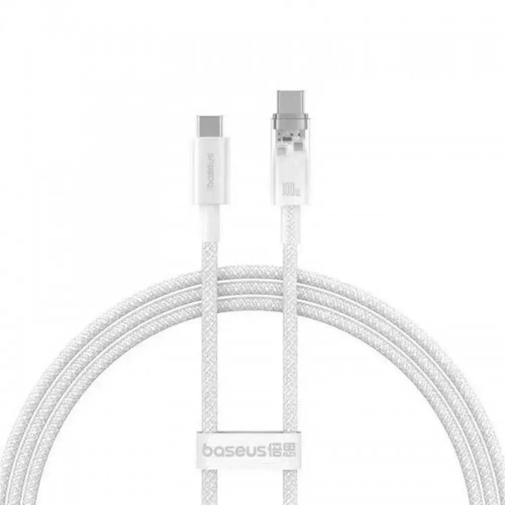 کابل تبدیل USB به USB-C بیسوس مدل Explorer Series 100W طول 2 متر - تصویر 2