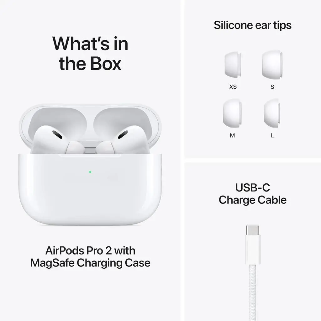 هدفون بلوتوثی اپل مدل AirPods Pro 2nd Generation Type-C - تصویر 6