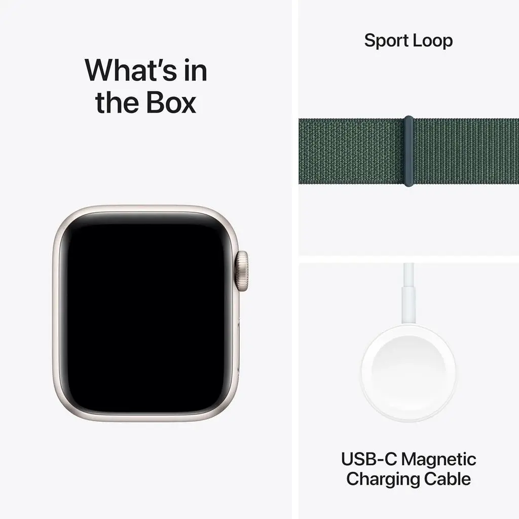 ساعت هوشمند اپل مدل SE Aluminum Case 44mm With Sport Loop Band - تصویر 7