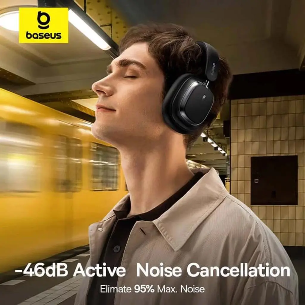 هدفون بلوتوثی باسئوس مدل ZHE BOWIE H1 NEUTRAL 2022 - تصویر 8