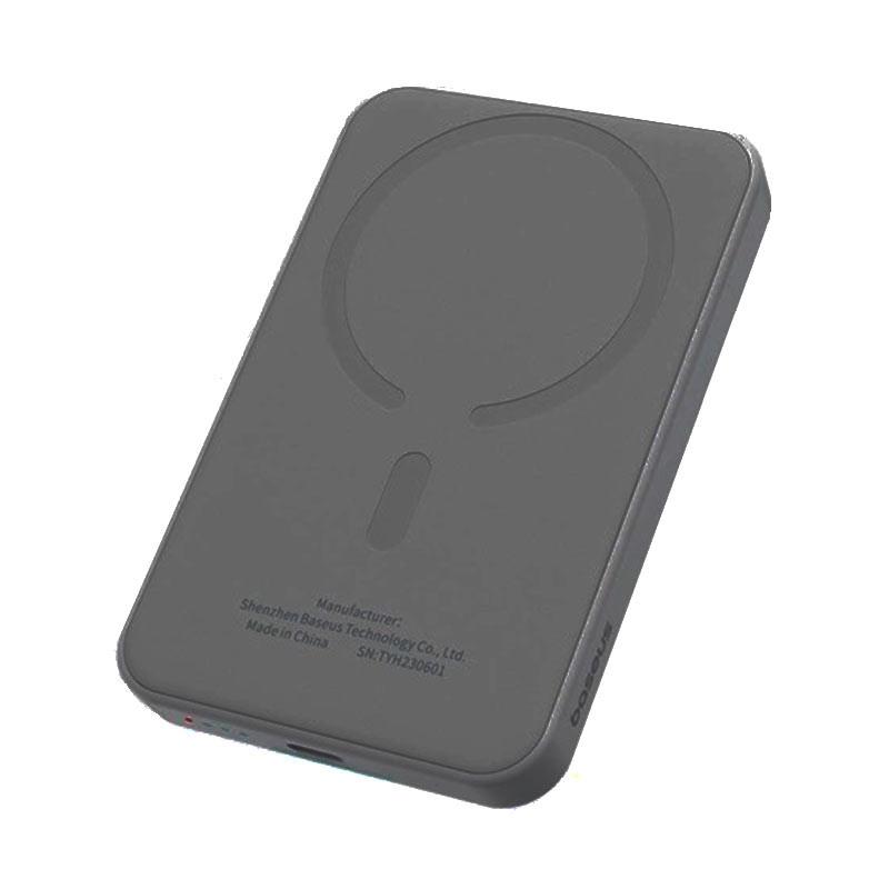 پاوربانک بیسوس مدل Magnetic Mini WIRELESS FAST PPCXM05 ظرفیت 5000 میلی آمپر ساعت - تصویر 1