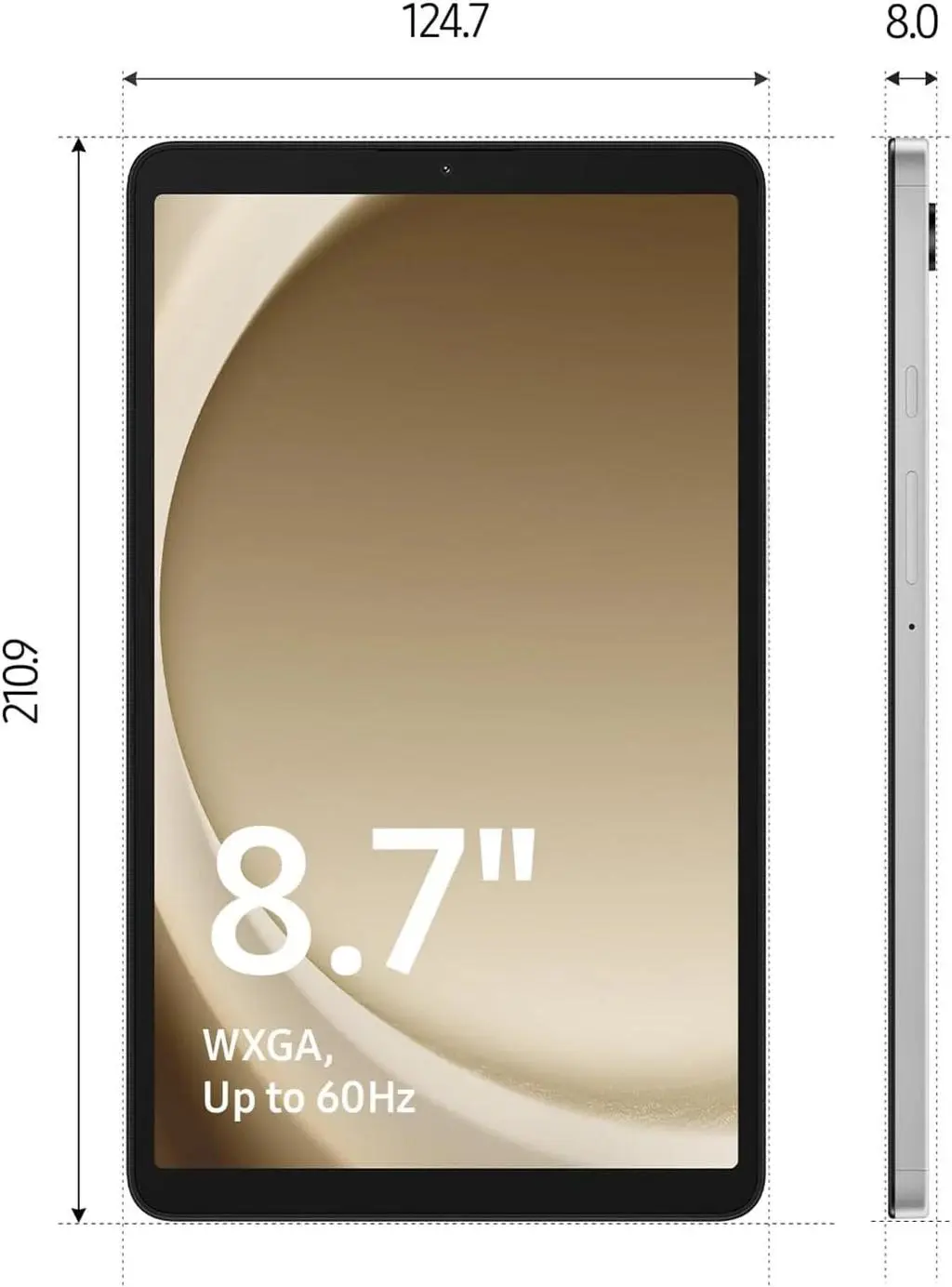 تبلت 8.7 اینچ سامسونگ مدل Galaxy Tab A9 ظرفیت 128 گیگابایت و رم 8 گیگابایت - تصویر 3