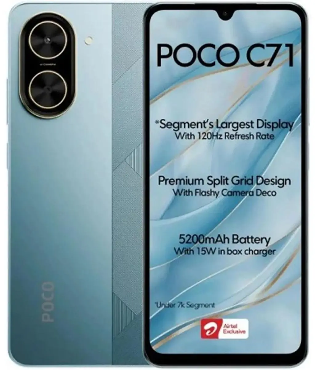 گوشی موبایل شیائومی مدل Poco C71 دو سیم کارت ظرفیت 128 گیگابایت و رم 4 گیگابایت - تصویر 6