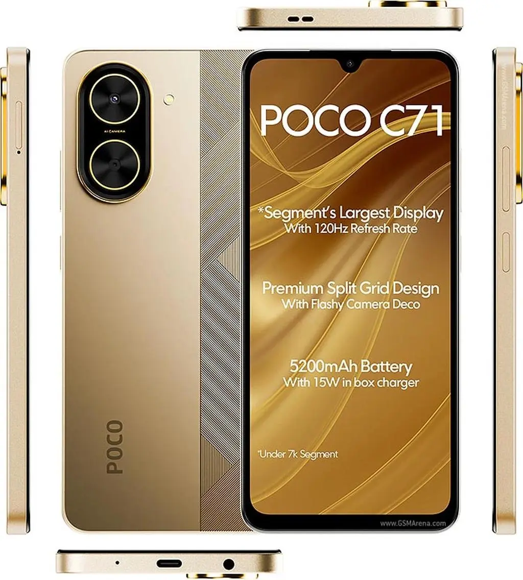 گوشی موبایل شیائومی مدل Poco C71 دو سیم کارت ظرفیت 128 گیگابایت و رم 4 گیگابایت - تصویر 15