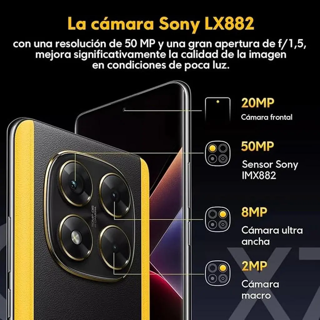 گوشی موبایل شیائومی مدل Poco X7 دو سیم کارت ظرفیت 512 گیگابایت و رم 12 گیگابایت - گلوبال - تصویر 10
