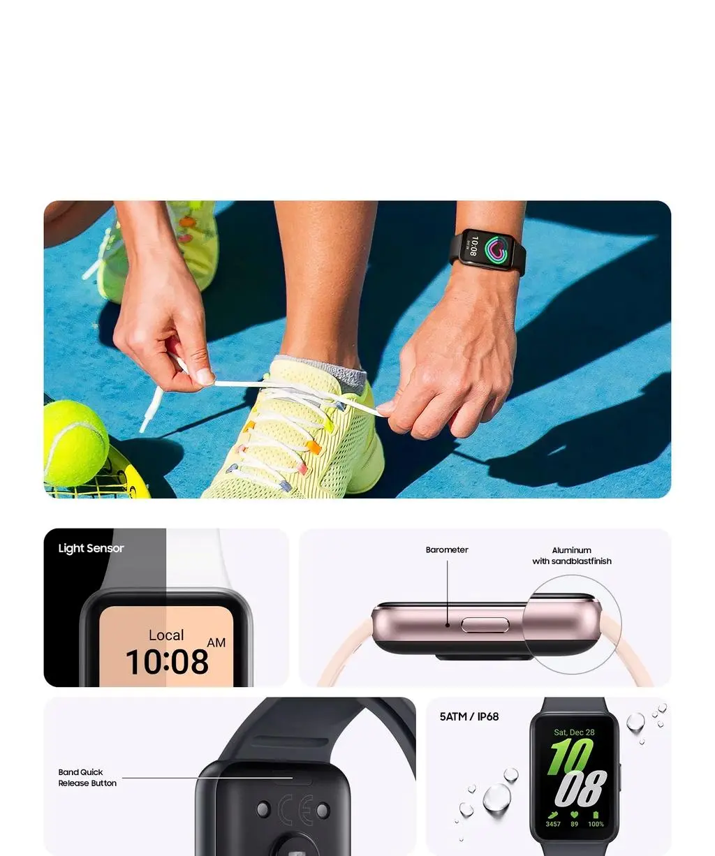 مچ بند هوشمند سامسونگ مدل Galaxy Fit3 - تصویر 14