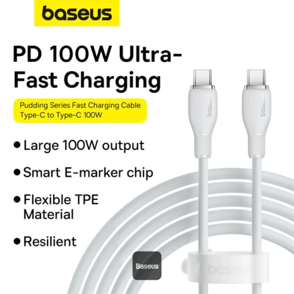 کابل تبدیل USB-C به USB-C باسئوس مدل CATYS-100W طول 1 متر - تصویر 9