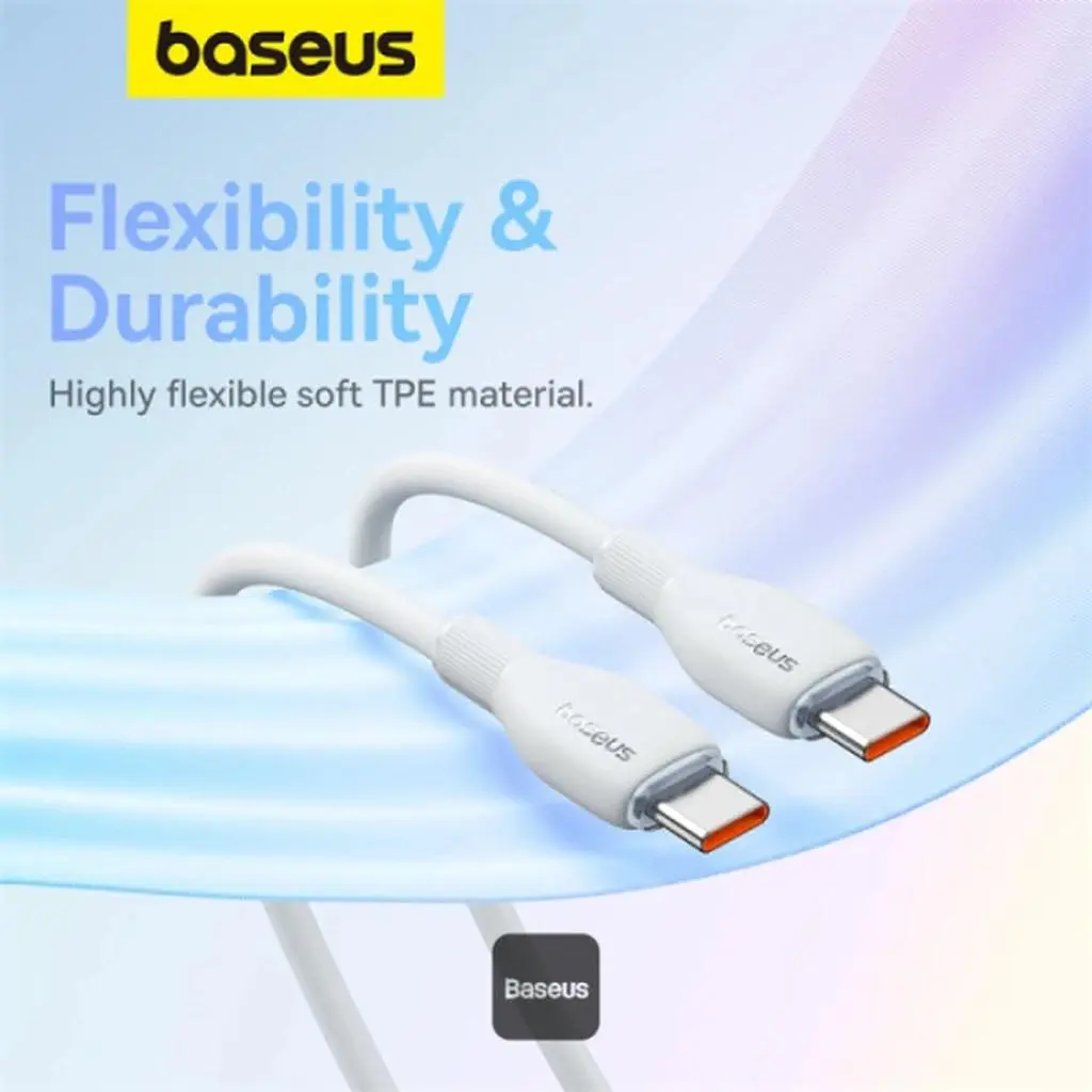 کابل تبدیل USB-C به USB-C باسئوس مدل CATYS-100W طول 1 متر - تصویر 3
