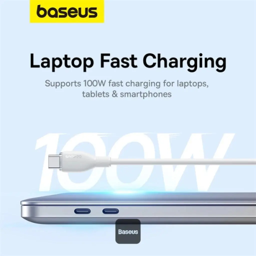کابل تبدیل USB-C به USB-C باسئوس مدل CATYS-100W طول 1 متر - تصویر 4