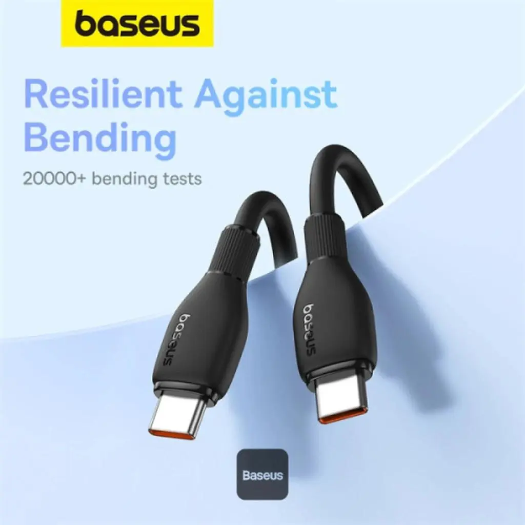 کابل تبدیل USB-C به USB-C باسئوس مدل CATYS-100W طول 1 متر - تصویر 14