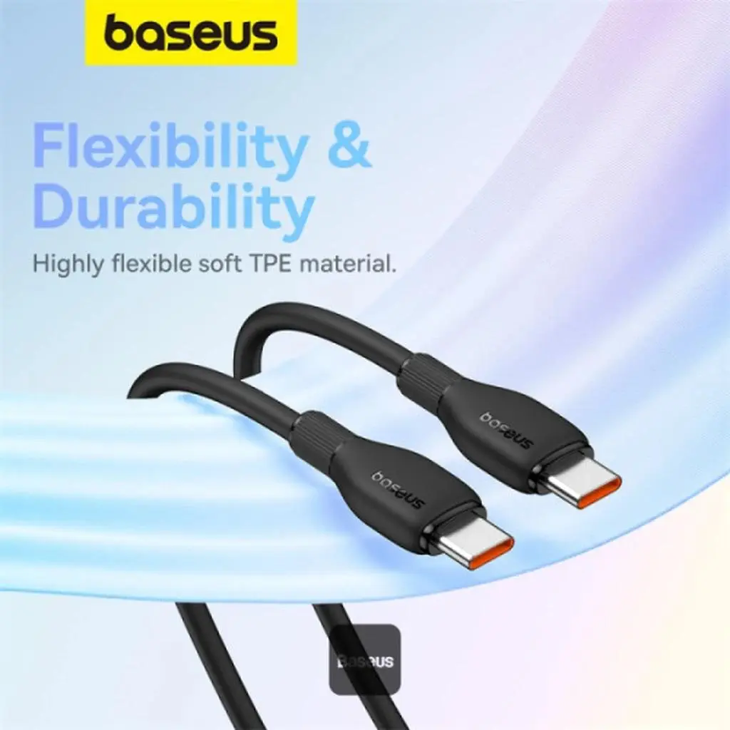 کابل تبدیل USB-C به USB-C باسئوس مدل CATYS-100W طول 1 متر - تصویر 12