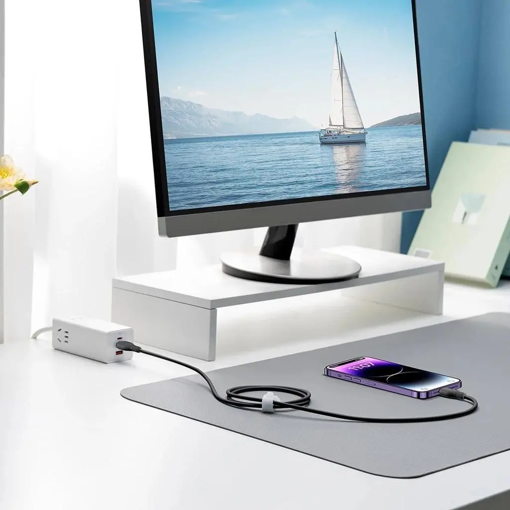 کابل USB-C باسئوس مدل Pudding طول 1.2 متر - تصویر 4