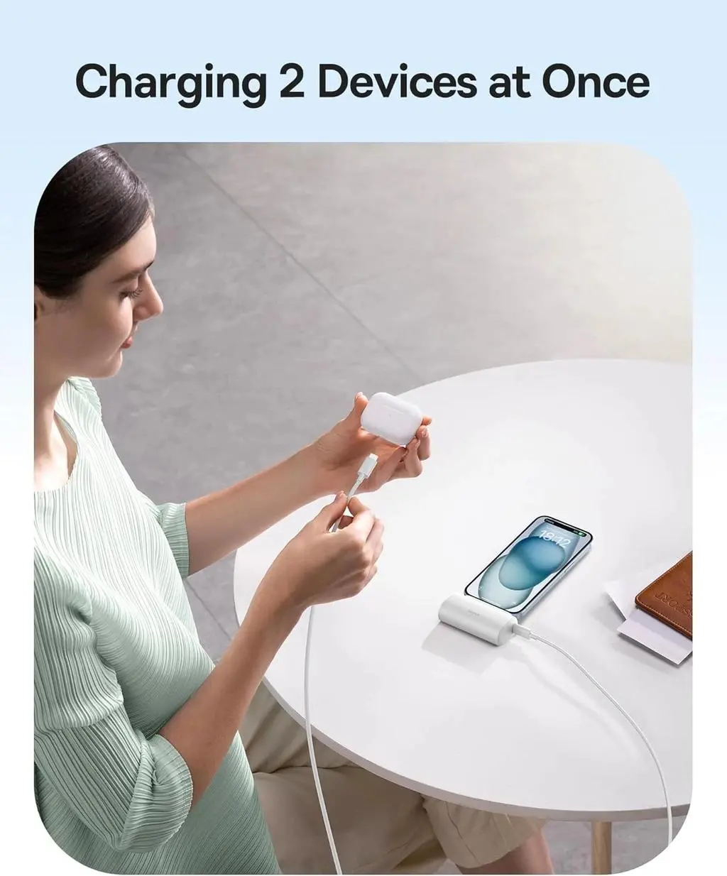 پاوربانک باسئوس مدل Compact Fast Charging Type-C Edition ظرفیت 5000 میلی آمپر ساعت - تصویر 14