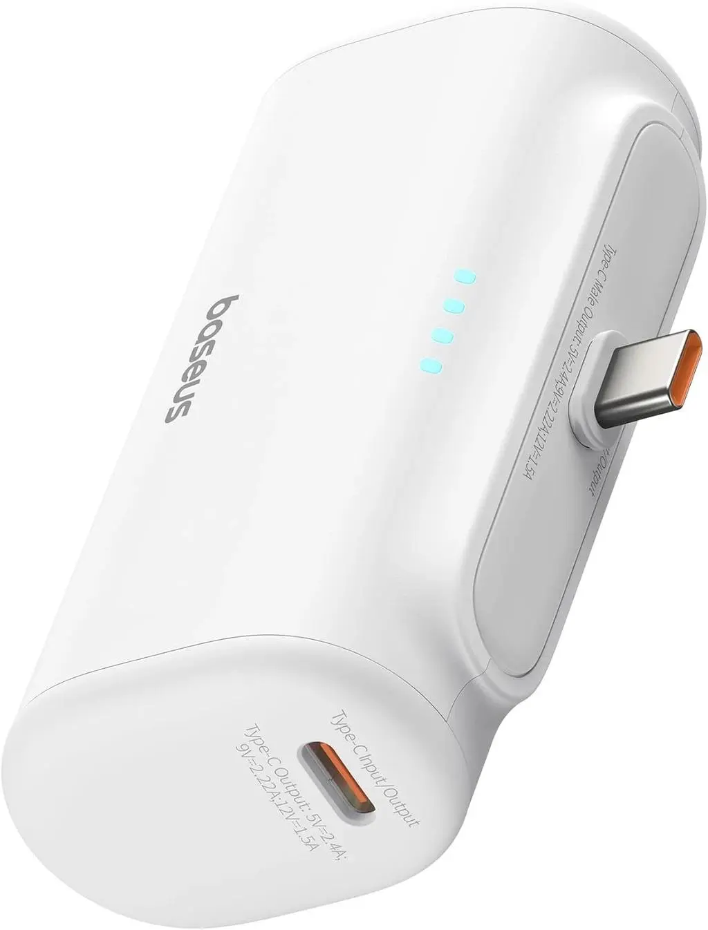 پاوربانک باسئوس مدل Compact Fast Charging Type-C Edition ظرفیت 5000 میلی آمپر ساعت - تصویر 11