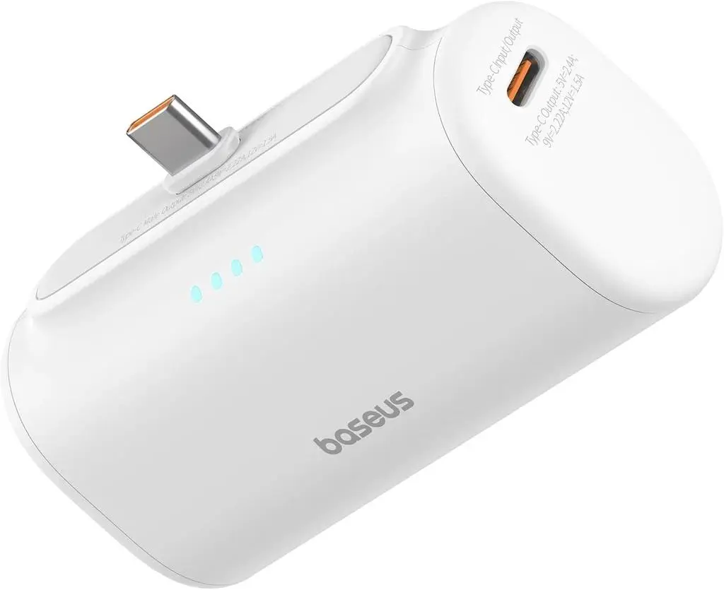 پاوربانک باسئوس مدل Compact Fast Charging Type-C Edition ظرفیت 5000 میلی آمپر ساعت - تصویر 4