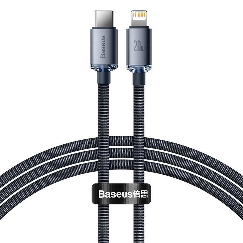 کابل تبدیل USB-C به لایتنینگ باسئوس مدل CAJY000201 طول 1.2 متر - تصویر 1