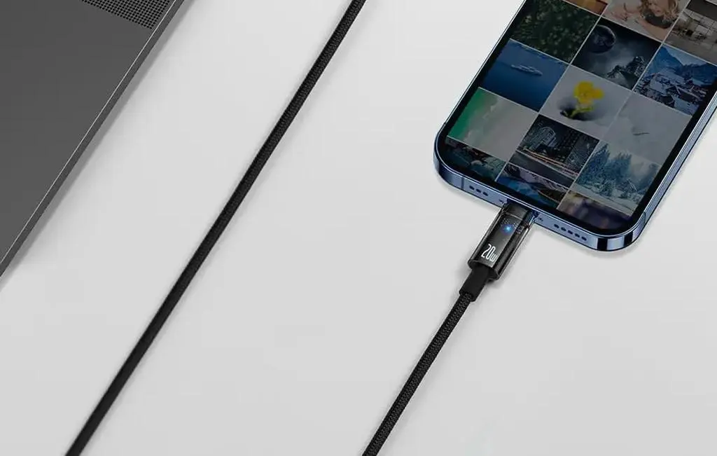 کابل تبدیل USB به USB-C بیسوس مدل Habitat Series 100W طول 2 متر - تصویر 3