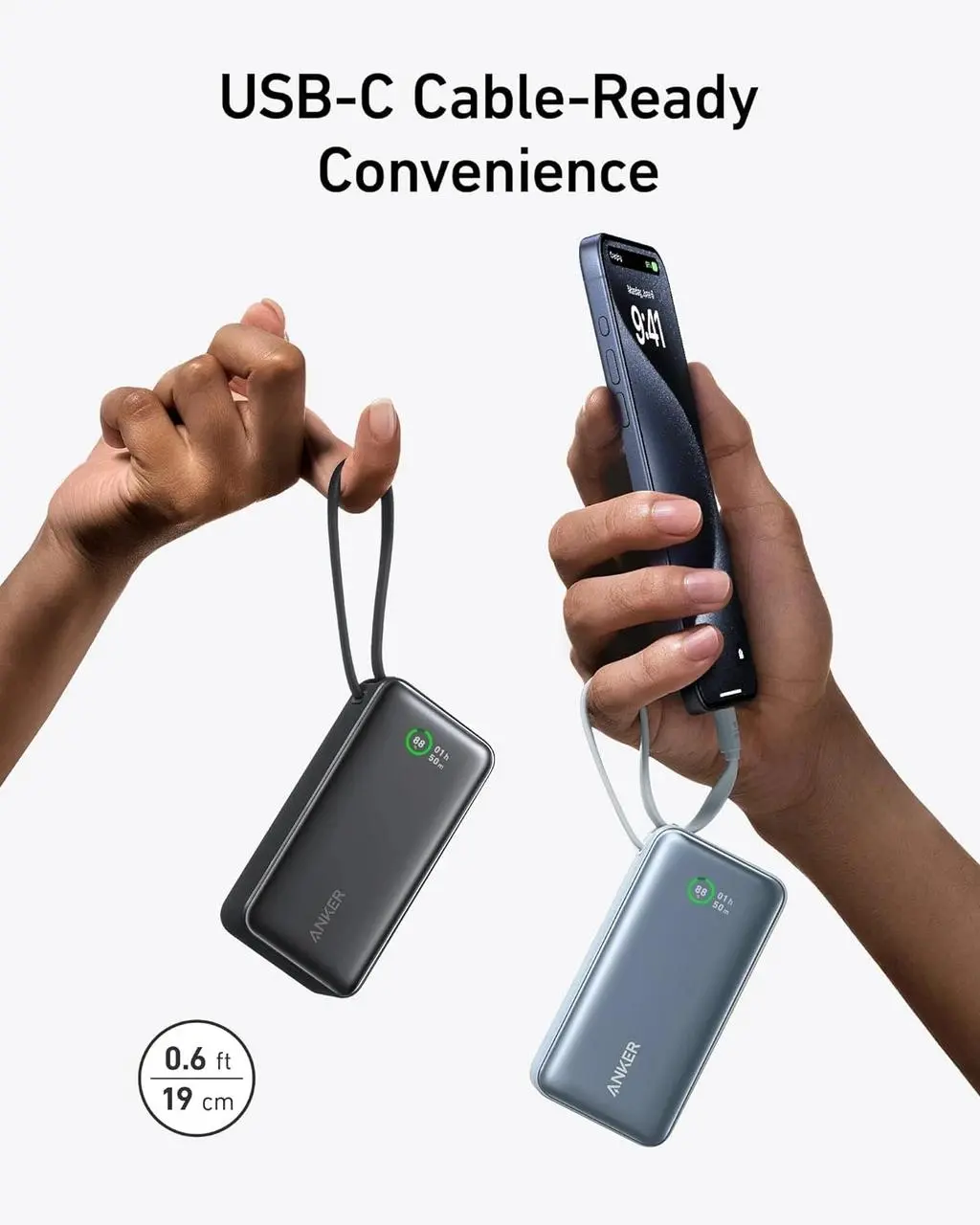 پاوربانک انکر مدل A1259 ظرفیت 10000 میلی آمپر ساعت - تصویر 3