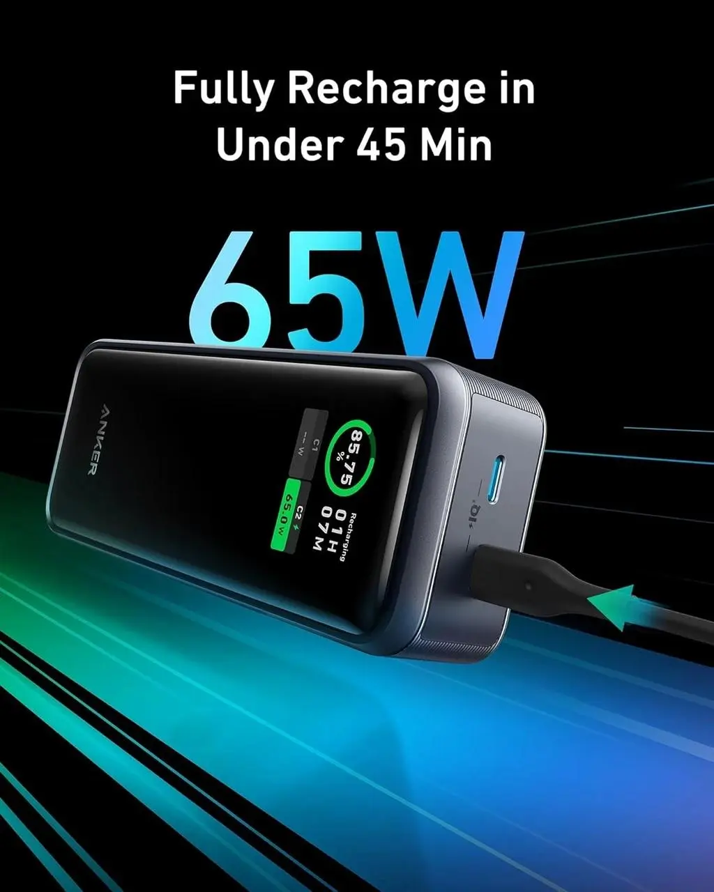 پاوربانک انکر مدل A1335 ظرفیت 12000 میلی آمپر ساعت - تصویر 4