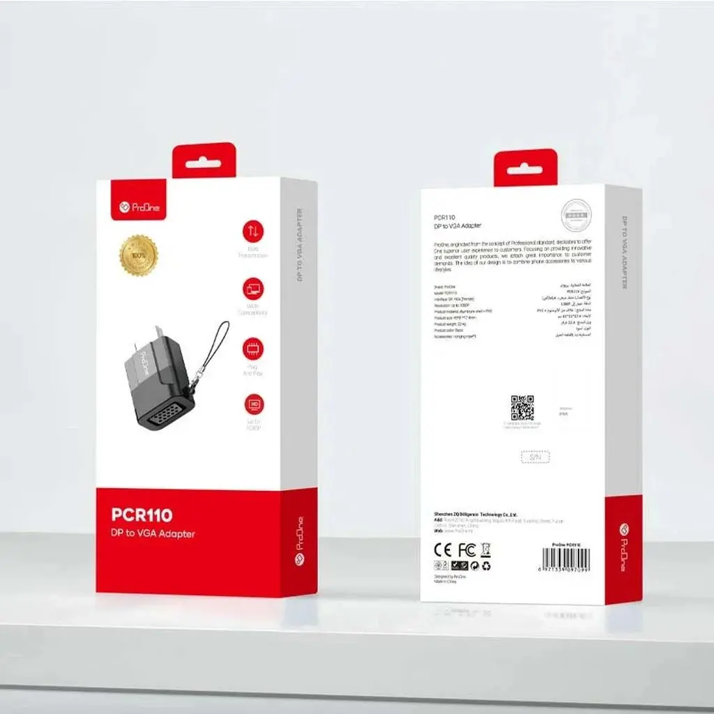 مبدل USB-A به USB-A پرووان مدل PCR100 - تصویر 2