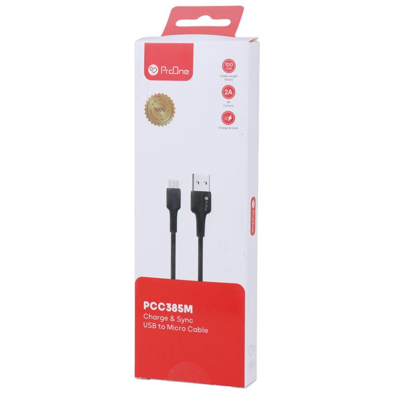 کابل شارژ USB به MicroUSB پرووان مدل PCC385-M طول 1 متر - تصویر 1