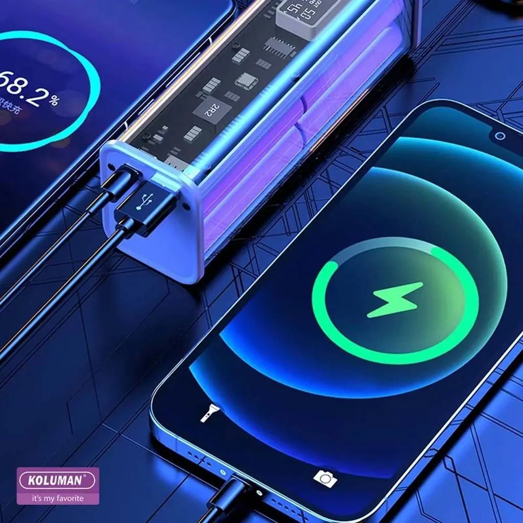 پاوربانک کلومن مدل KP-030 22.5W ظرفیت 20000 میلی آمپر ساعت - تصویر 4