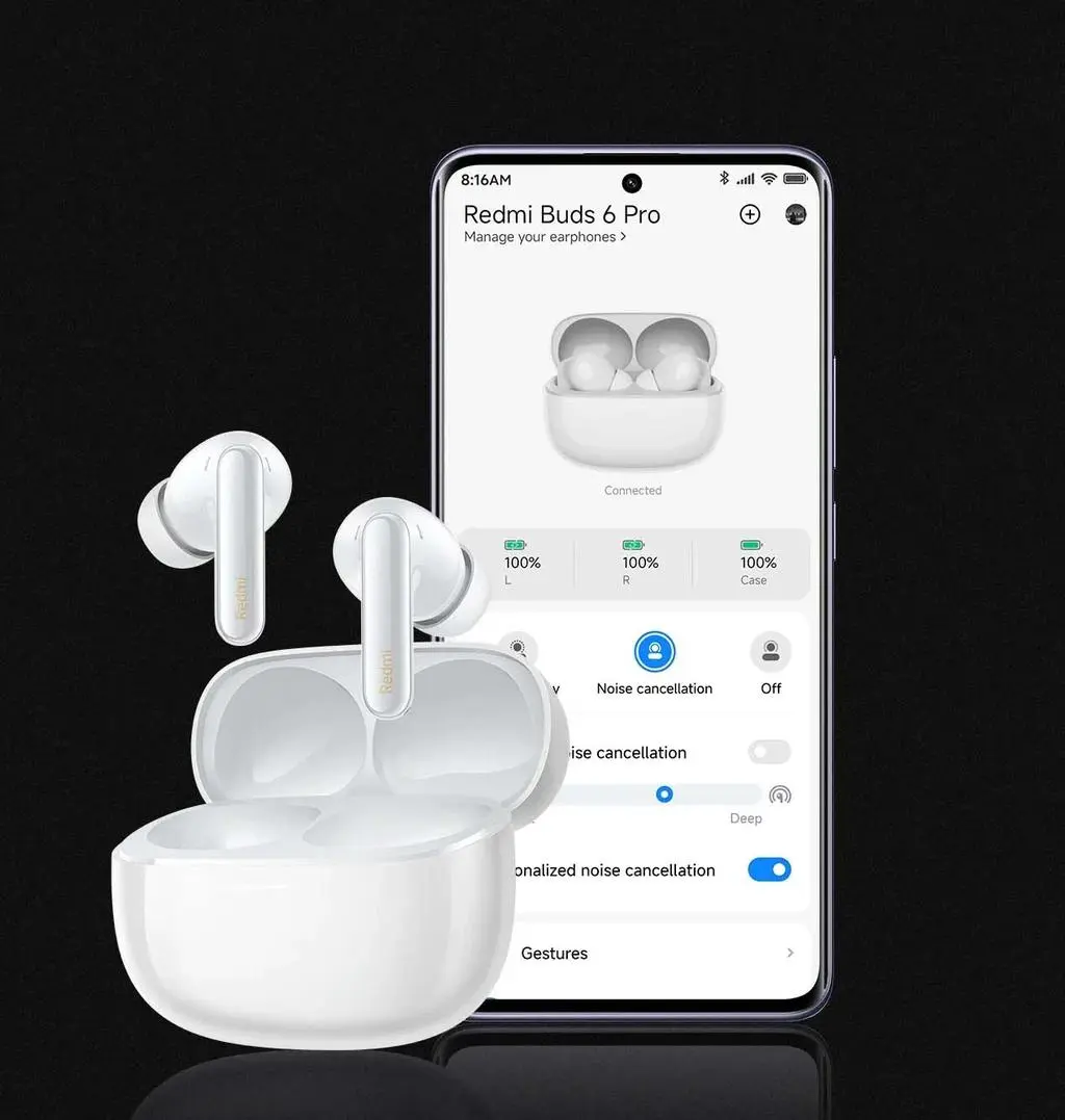 هدفون بلوتوثی شیائومی مدل Redmi Buds 6 Pro - تصویر 25