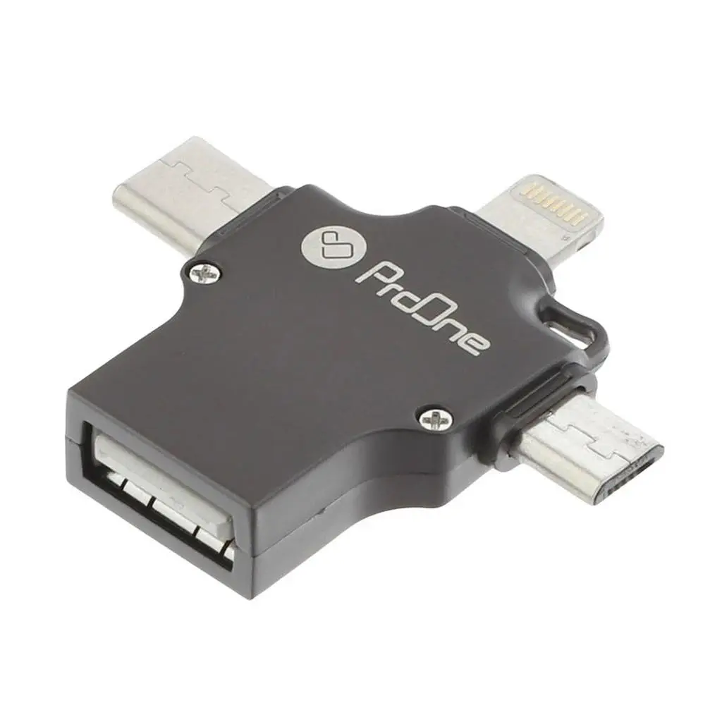 کابل تبدیل مغناطیسی USB به USB-C/لایتنینگ پرووان مدل PCC260 طول 1 متر - تصویر 2