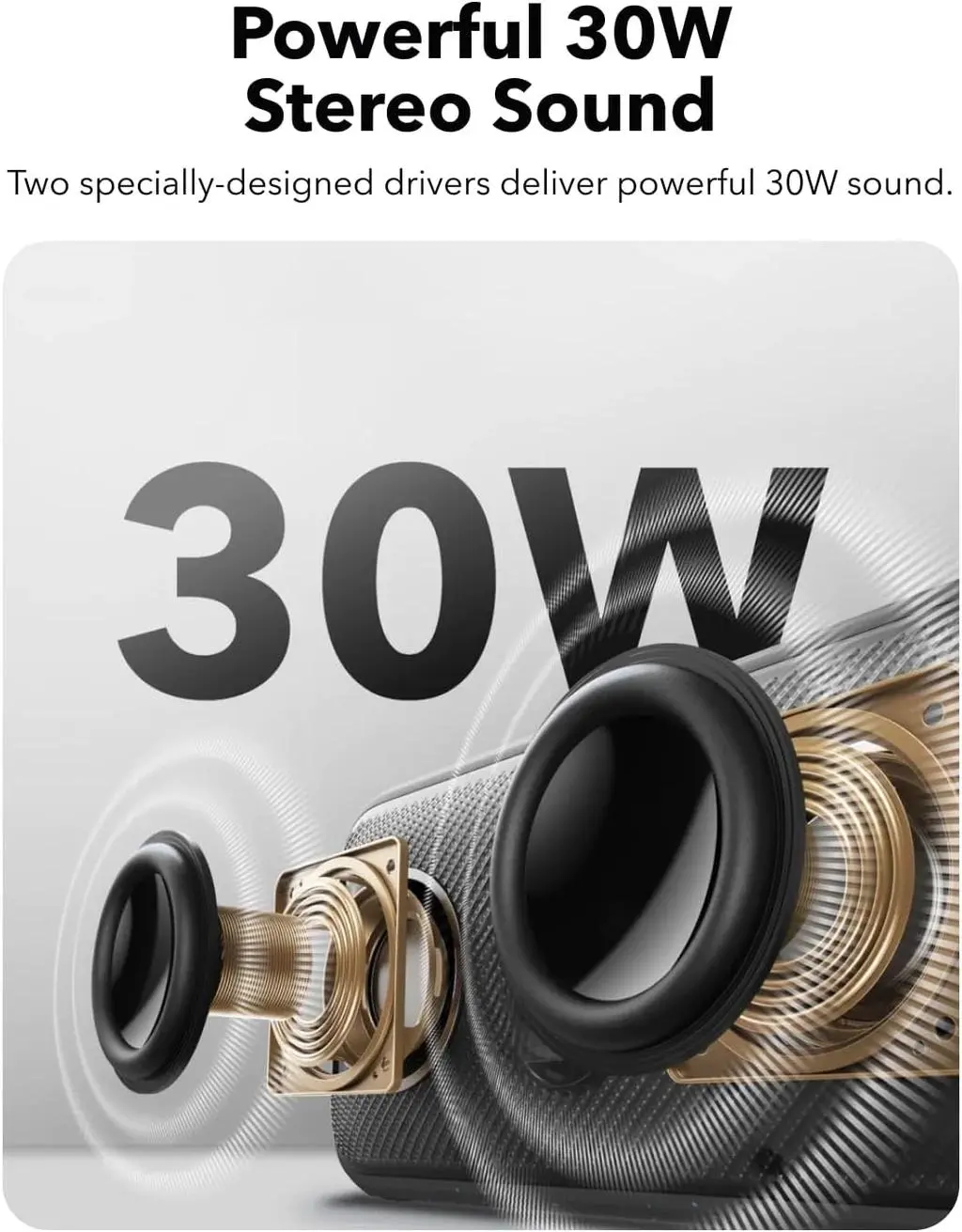 اسپیکر بلوتوثی قابل حمل انکر مدل Soundcore Motion 300 A3135011 - تصویر 4