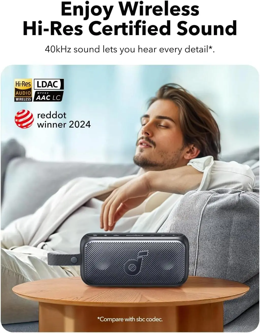 اسپیکر بلوتوثی قابل حمل انکر مدل Soundcore Motion 300 A3135011 - تصویر 7