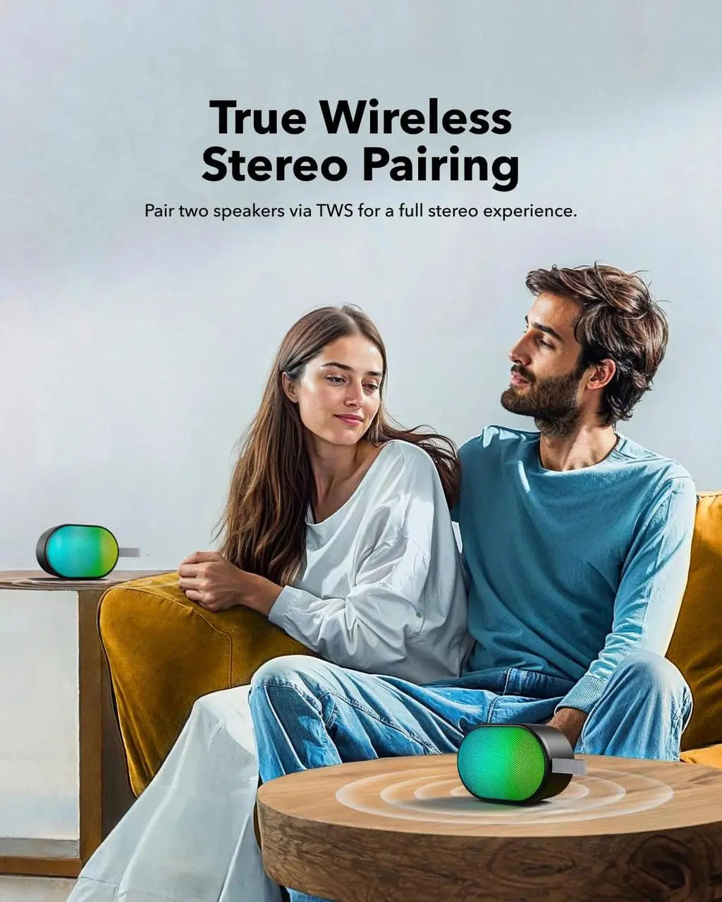 اسپیکر بلوتوثی قابل حمل انکر مدل Pyro Mini - تصویر 8