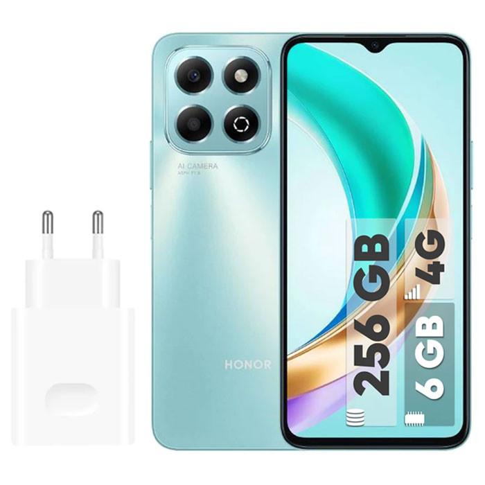 گوشی موبایل آنر مدل X6b دو سیم کارت ظرفیت 256 گیگابایت و رم 6 گیگابایت - به همراه شارژر 35 وات آنر - تصویر 1