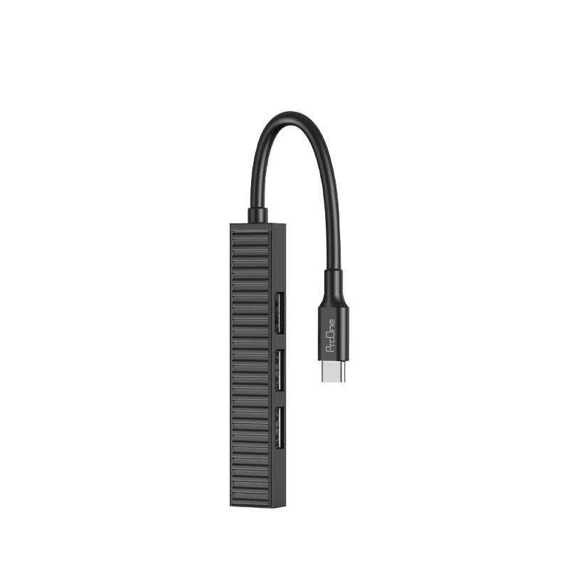 هاب 4 پورت USB-C پرووان مدل PHU553 - تصویر 1