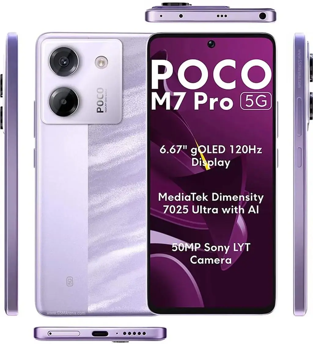 گوشی موبایل شیائومی مدل Poco M7 Pro 5G دو سیم کارت ظرفیت 256 گیگابایت و رم 12 گیگابایت - تصویر 3
