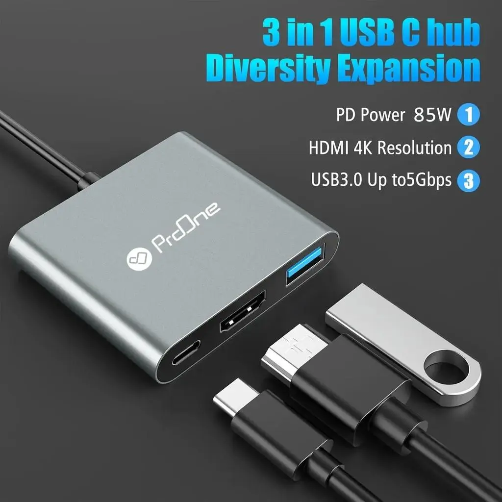 هاب 3 پورت USB پرووان مدل PHU552 - تصویر 6