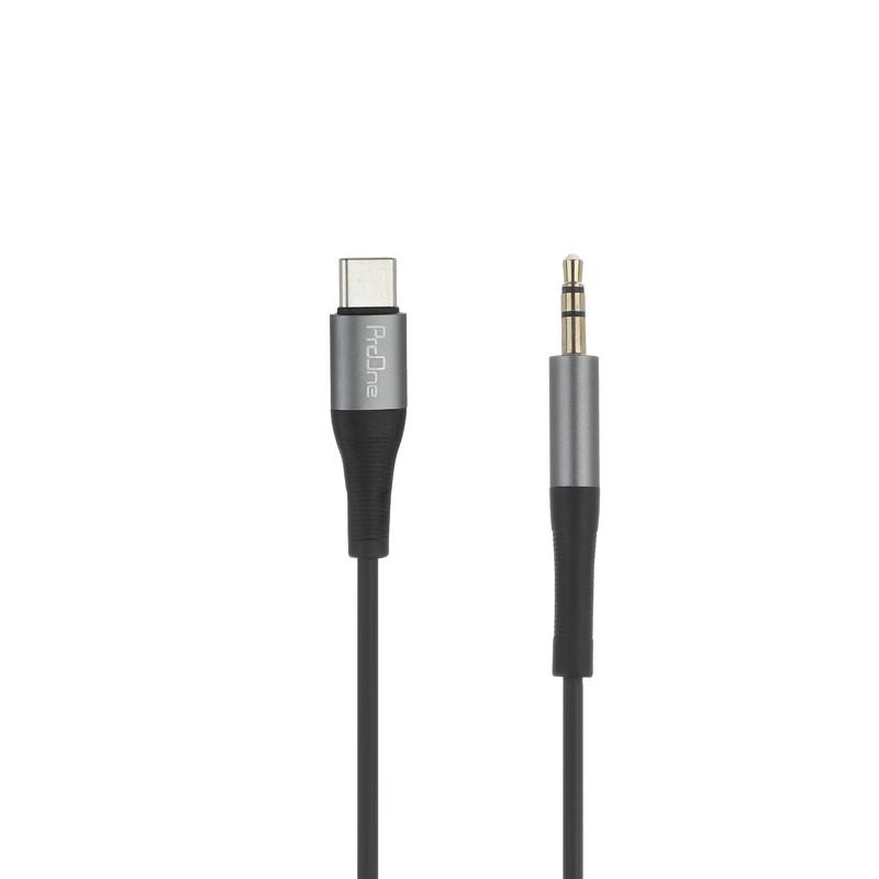 کابل تبدیل USB-C به AUX پرووان مدل PCA47 طول 1 متر - تصویر 1