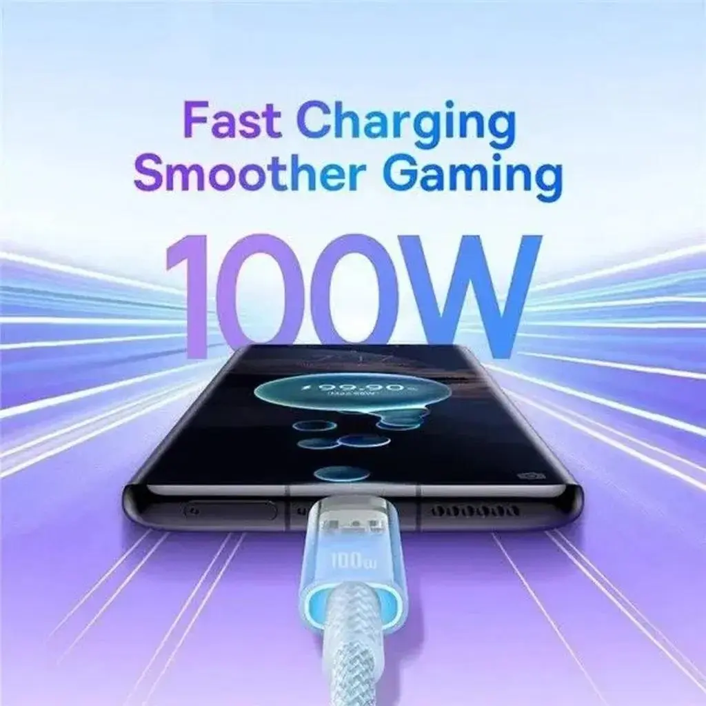 کابل تبدیل USB-C بیسوس مدل P10319703221-00 طول 1 متر - تصویر 4