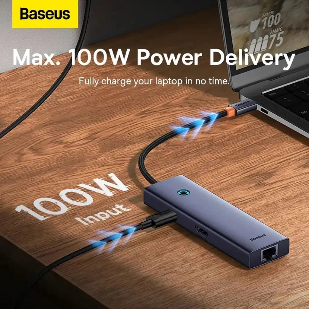 هاب 6پورت USB3.0 بیسوس مدل B00052807813-01 - تصویر 4