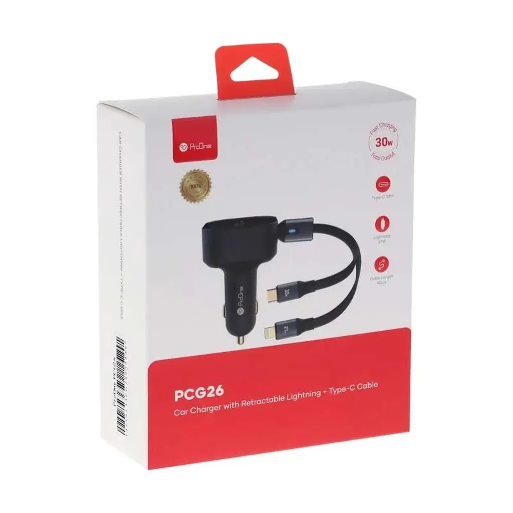 شارژر فندکی 30 وات پرووان مدل PCG26 - تصویر 3