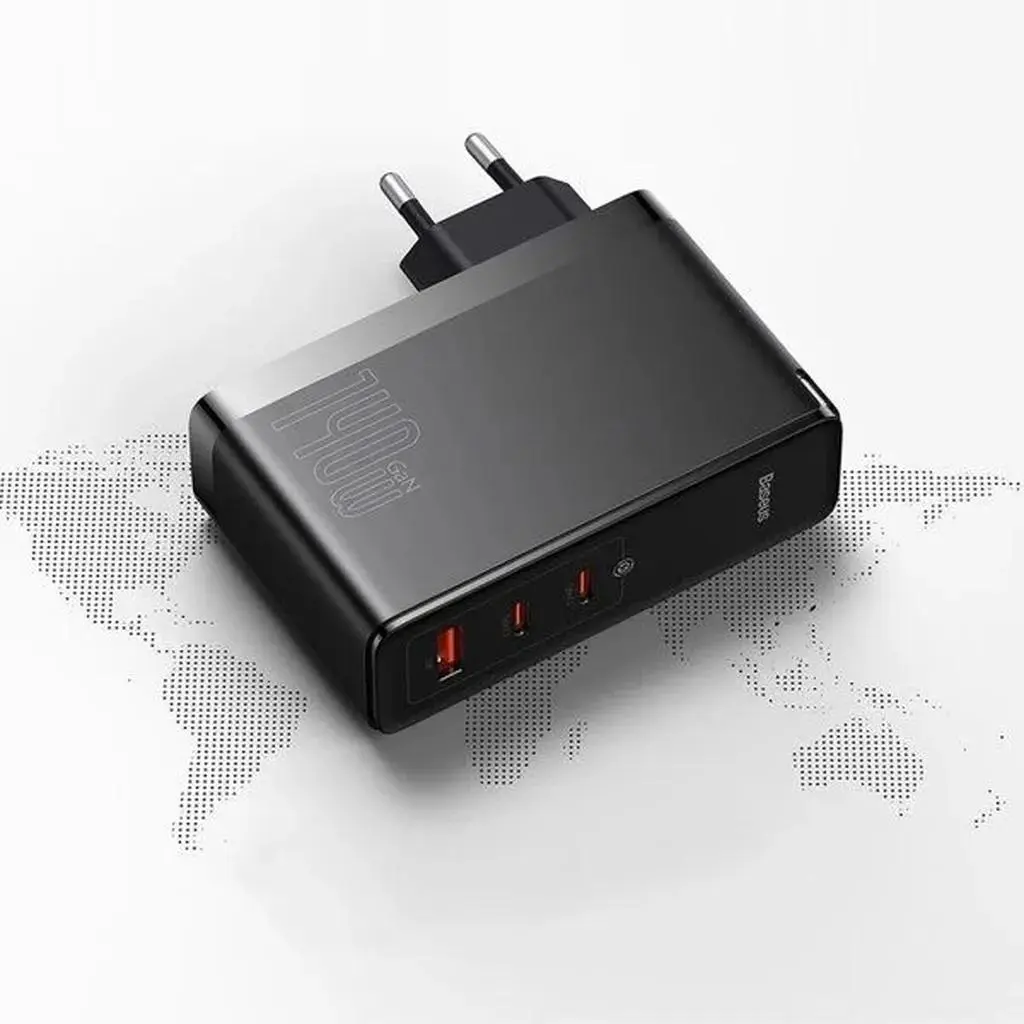شارژر دیواری باسئوس مدل GAN5 PRO 65W به همراه کابل USB-C - تصویر 5