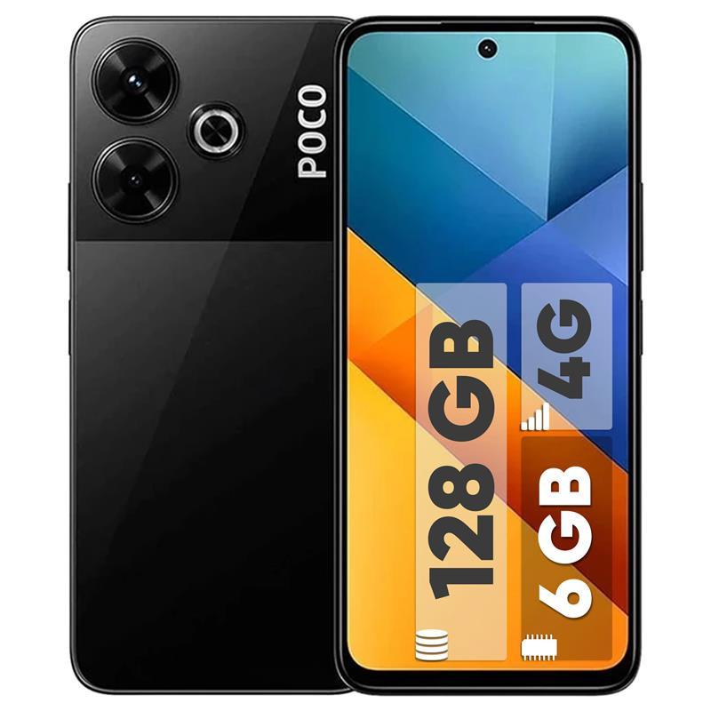 گوشی موبایل شیائومی مدل Poco M6 4G دو سیم کارت ظرفیت 128 گیگابایت و رم 6 گیگابایت - تصویر 1