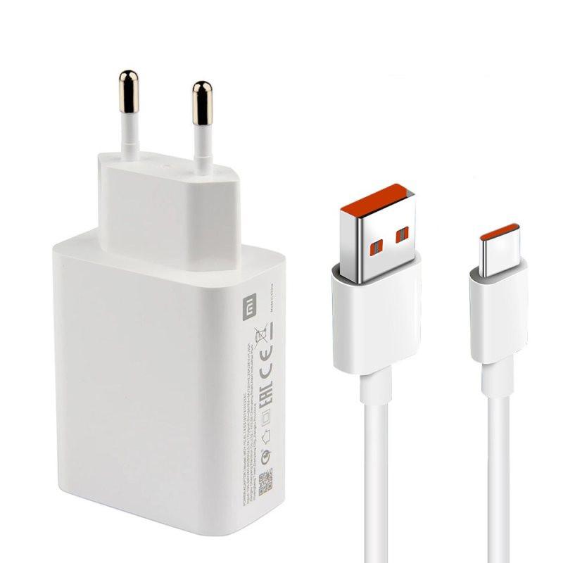 شارژر دیواری شیائومی مدل MDY-11-EZ _TURBO به همراه کابل تبدیل USB-C - تصویر 1