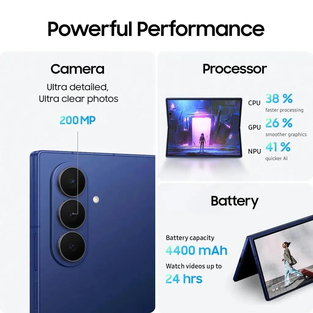 گوشی موبایل سامسونگ مدل Galaxy Z Fold 7 دو سیم‌کارت ظرفیت 512 گیگابایت و رم 12 گیگابایت - ویتنام - تصویر 9
