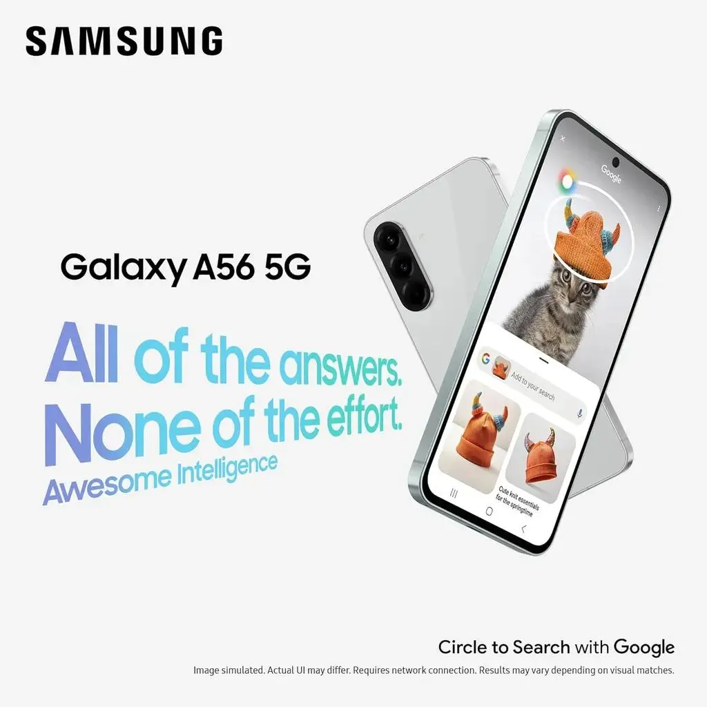 گوشی موبایل سامسونگ مدل Galaxy A56 دو سیم کارت ظرفیت 256 گیگابایت و رم 12 گیگابایت - به همراه شارژر 25 وات سامسونگ - تصویر 5
