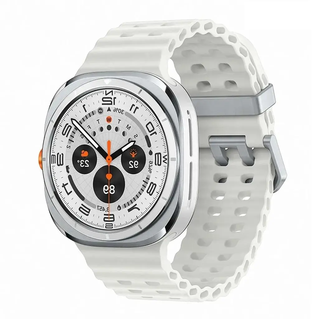 ساعت هوشمند سامسونگ مدل Galaxy Watch Ultra دارای قابلیت های کنترل موسیقی (Music Player)، قابلیت مکالمه از طریق بلوتوث، قابلیت تغییر طرح ساعت یا تم، صفحه همیشه روشن (Always-on Display)، پشتیبانی از دستیار صوتی بند سیلیکون - تصویر 4
