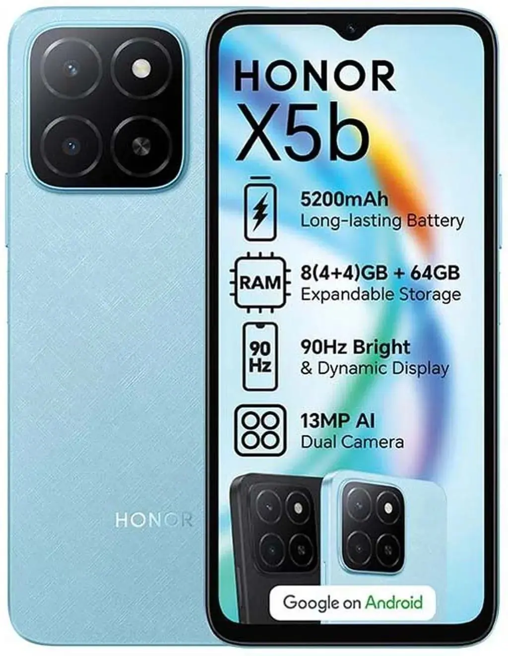 گوشی موبایل آنر مدل X5b دو سیم‌کارت ظرفیت 64 گیگابایت و رم 4 گیگابایت - نسخه به همراه شارژر - تصویر 12