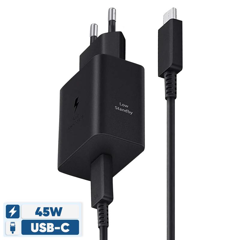 شارژر دیواری 45 وات سامسونگ مدل EP-T4511 Low Standby به همراه کابل USB-C به طول 1.8 متر - تصویر 1