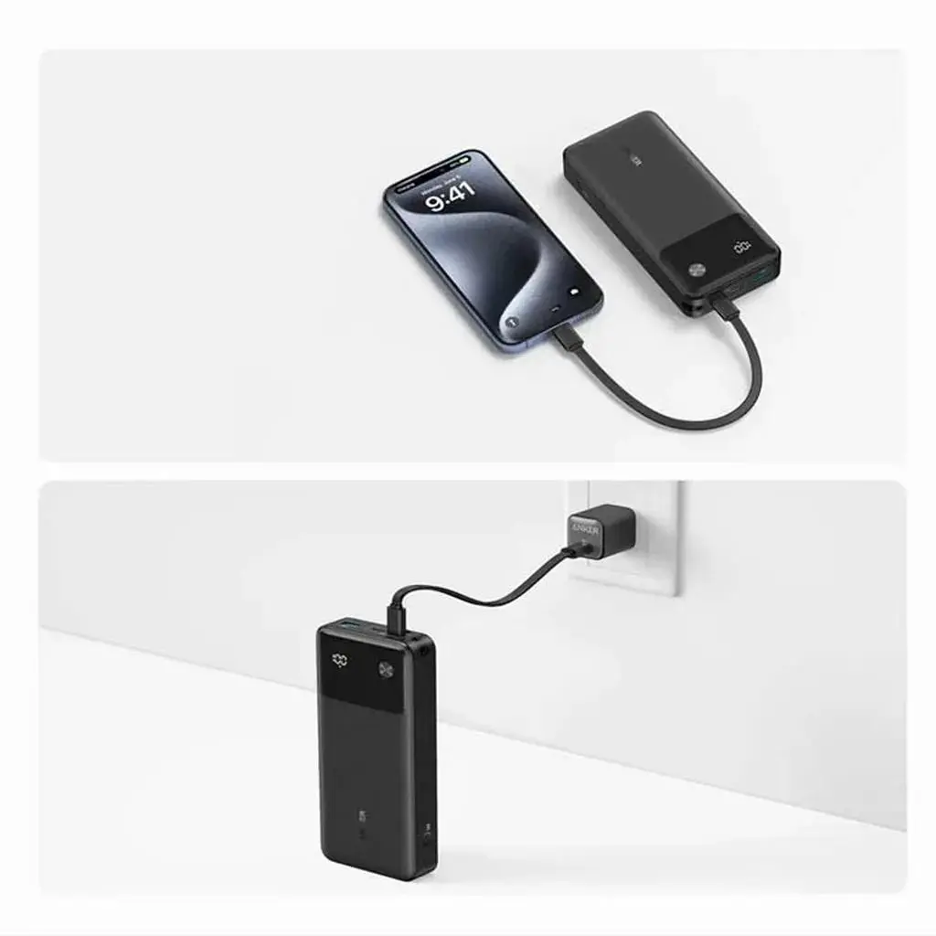 پاوربانک انکر مدل A1384 ظرفیت 20000 میلی آمپر ساعت به همراه کابل USB-C - تصویر 5