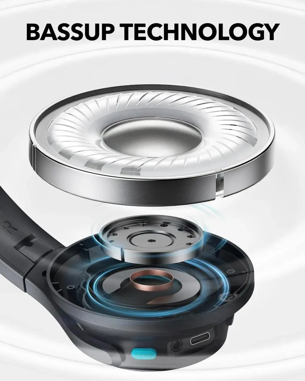 هدست بلوتوثی انکر مدل Soundcore Q11i - تصویر 2